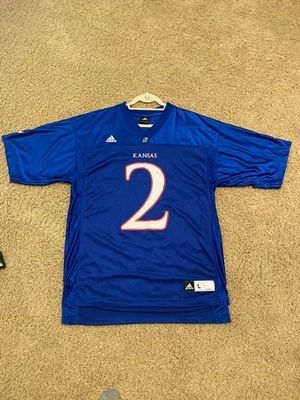 Jersey de fútbol americano Adidas de la Universidad de Kansas Jersery #2 Foto 1 de 4
