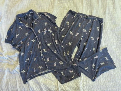 Набор пижам для собаки Laura Ashley Blue Scottie размер средний Westie Scottie собака широкие ноги - Изображение 1 из 4