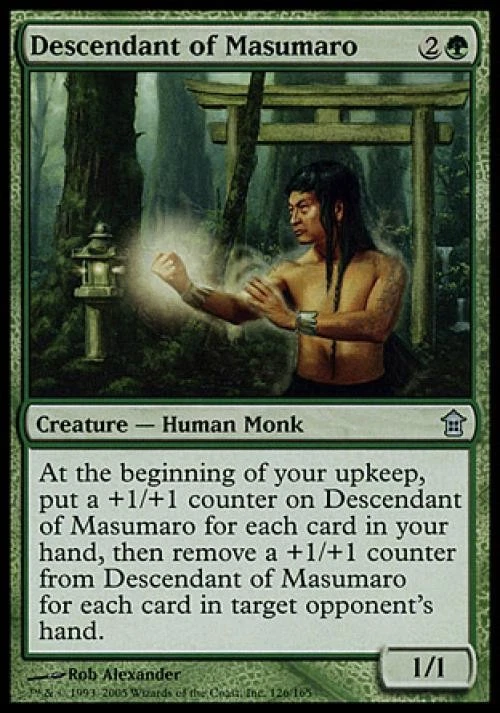Descendant of Masumaro - Medium Play MTG Saviors of Kamigawa - Image 1 of 1