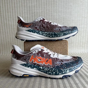 Hoka Speedgoat 6 Trail Running Shoes Mens Size 12 D Putty Blue 1147791-PTYB - Picture 1 of 20