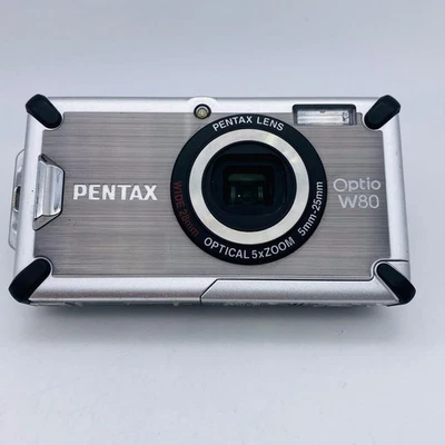 PENTAX Optio W80 Compact Digital Camera 12MP Tested Working Japan Seller - Image 1 of 4
