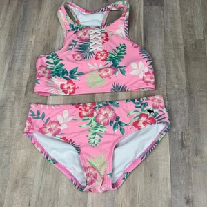 Abercrombie Kids Teen Girl 15/16 Two Pc Floral Swim Suit - Picture 1 of 5