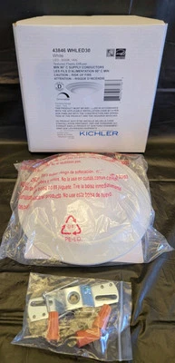 NEW, Kichler Lighting 43846 WHLED30 Flush Mount White, 3000K LED 14W - Image 1 of 4
