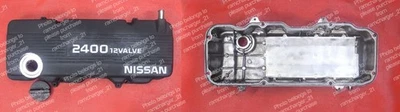 Cubierta de válvula de motor Nissan Pickup D21 1995-1997 2,4 L 13264-0S301 + tapa de aceite OEM Foto 1 de 3