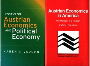 Austrian Economics lot of two paperback books by Karen I. Vaughn - FREE SHIPPING - Picture 1 of 7