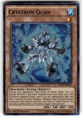 Crystron Quan INOV-EN015 Invasion: Vengeance 1st Edition NM Super Rare - Image 1 of 2