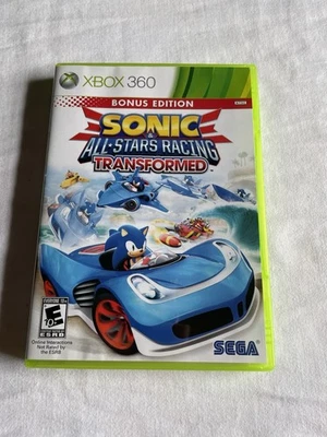 Sonic & All-Stars Racing Transformed Bonus Edition (Microsoft Xbox 360 2012) CIB - Image 1 of 4