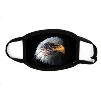 American Bald Eagle FACE MASK Reusable Washable Unisex Face Cover USA Seller - Image 1 of 3