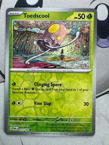 Toedscool Reverse Holo English Pokemon TCG BKCG311 - Picture 1 of 1