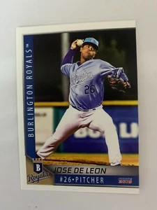 Jose De Leon 2018 Burlington Royals Team Card - Picture 1 of 1