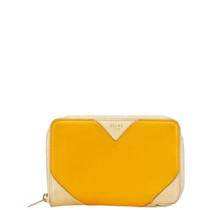 Portafoglio CELINE Logo Bifold Portafoglio Compatto Donna 【Usato】 - Foto 1 di 11