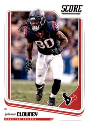 2018 Score Jadeveon Clowney NFL PWE Base Card Texans #130 - Image 1 of 2