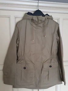 Schoffel Brooke Jacket Camel Waxed Water Repellent Coat UK Size 10 - Picture 1 of 4