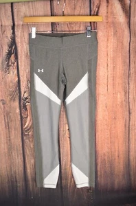 Under Armour Leggings Damen klein grau mittelhoch mittelhoch tailliert Fitnessstudio Training - Bild 1 von 4