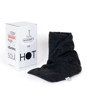 Black Marl Jersey UNSCENTED Warming Scarf - Wheat Bag - Heat Pack - Body Wrap - Picture 1 of 6