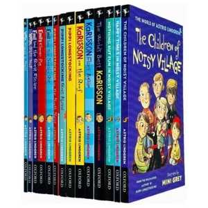 Astrid Lindgren 14 Books Collection Set (The Children of Noisy Village, Happy Ti - Picture 1 of 1