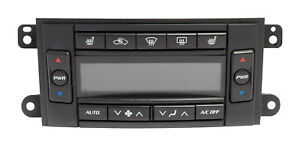 2004 Cadillac SRX Center Dash Dual Temperature Control Panel 25774224