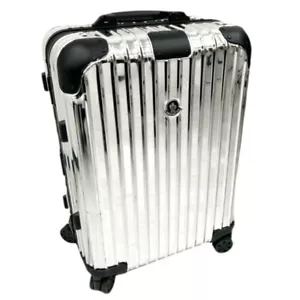 Rimowa x Moncler Reflection Cabin Suitcase Carry Case Silver 51x37x23 Pre-owned - Picture 1 of 21