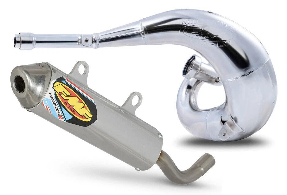Tubo de escape FMF Gnarly y silenciador Powercore 2 solo se adapta a Honda CR250R 2003-2004 Foto 1 de 1