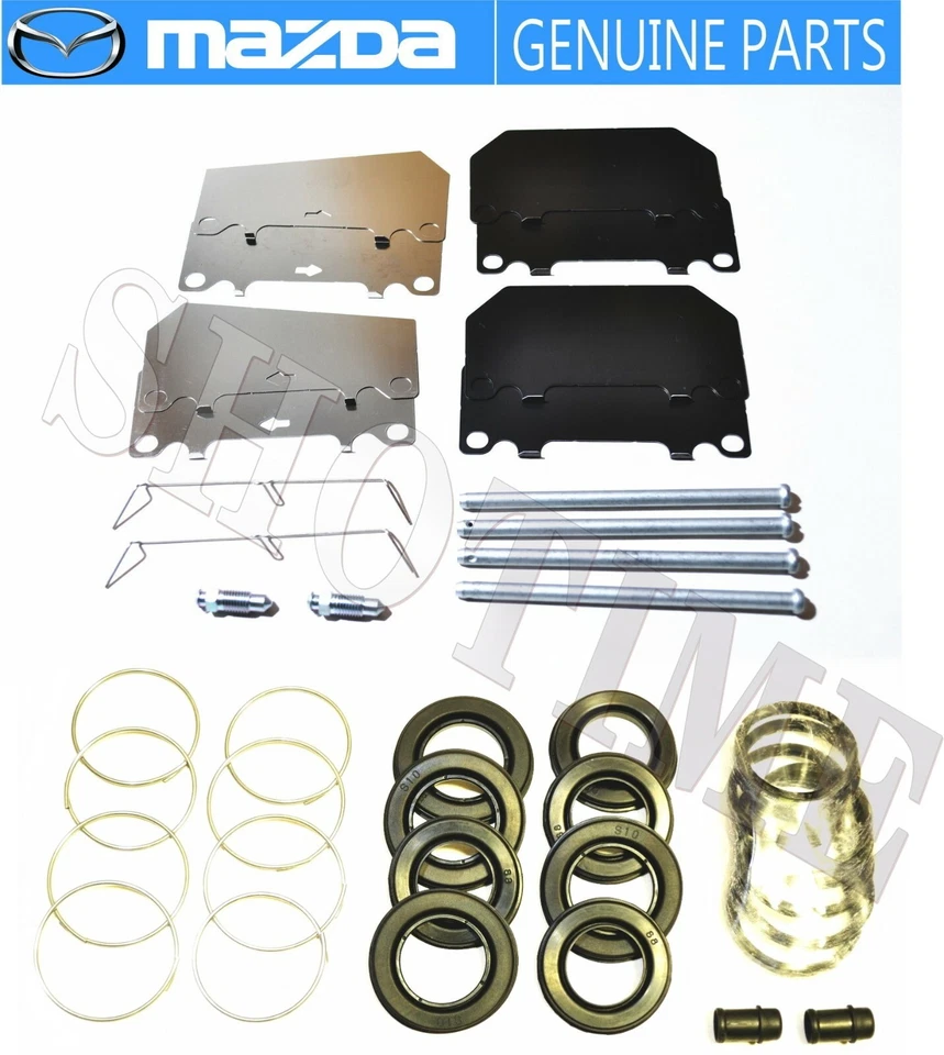 Kit de reparación de revisión de pinza de freno delantera MAZDA GENUINO RX-7 FD3S (17 pulgadas) par JDM Foto 1 de 1