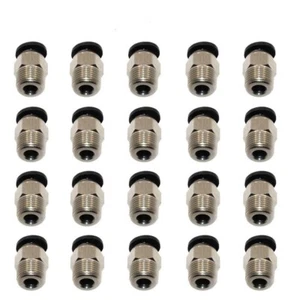 PC4-M10 Pneumatic Connector Fittings PTFE Tube for E3D-V6 Bowden Extruder Ender - Afbeelding 1 van 11