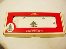 Spode Xmas Tree Mint Tray NIB Jewelry Holder Butter Tray Many Uses QuikFree Ship