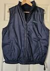 Ladies Navy Blue Reversible Gilet Size 16 Approx By Innocent Ex Con