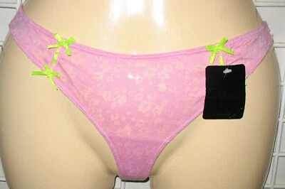 RENE' ROFE - NUEVO - TALLA: 5 / PEQUEÑO - ROSA - BRAGUITA TANGA ENCAJE - LATERALES 1" Foto 1 de 3