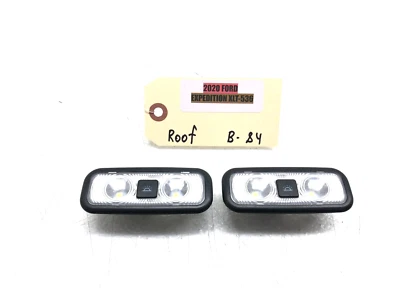 Ford Expedition 2018-2021 techo superior cúpula luz de lectura lámpara X2 OEM Foto 1 de 4