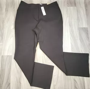 Pantalone pantalone elasticizzato Chicos 4 vie basic nero donna taglia 1 corto nuovo con etichetta - Foto 1 di 12