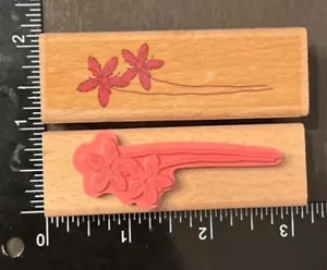 Studio G Hampton Art kolette Hall Floral Spring Wood Mounted Rubber Stamp - Picture 1 of 2