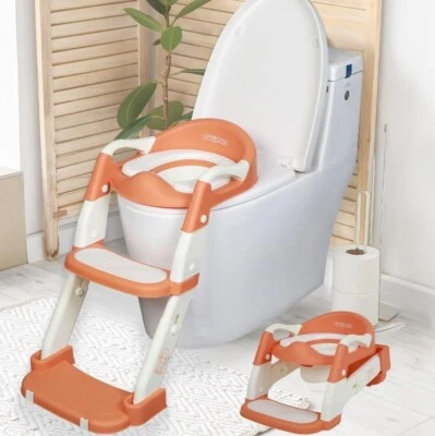 Twinky Toilettensitz mit Treppe für Kinder & Trainer Set – mit Töpfchen