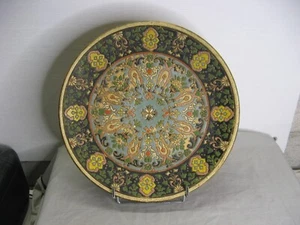 Très belle assiettes en terre cuite et émaux type mauresque signée JML vers 1880 - Picture 1 of 15
