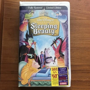 LIMITED EDITION SLEEPING BEAUTY VHS Walt Disney's Masterpiece Collection #11823 - Picture 1 of 12