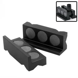 4''Vise Jaw Protective Inserts Tool w Magnetic Aluminum for AN Fittings Assembly - Picture 1 of 13