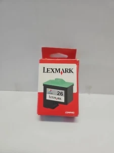 Genuine Lexmark 26 Color Ink Printer Cartridge Brand New in Box - Picture 1 of 2