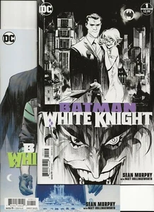 BATMAN WHITE KNIGHT #1(3rd print variant),8(1st print) Sean Murphy DC 2018 VF/NM - Picture 1 of 5