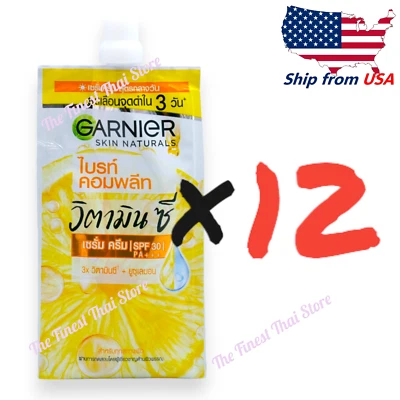 Garnier Skin Naturals Bright Completo Vitamina C Suero Crema FPS30 - 7 ml Pack 12 Foto 1 de 2