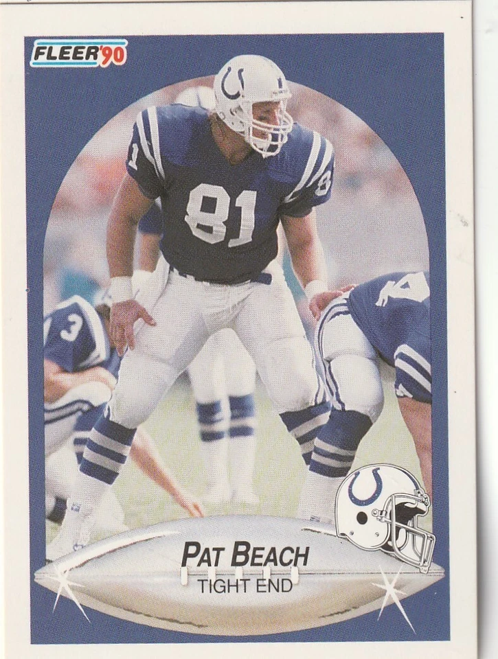 FREE SHIPPING-MINT-1990 Fleer Pat Beach #227 COLTS - Image 1 of 1