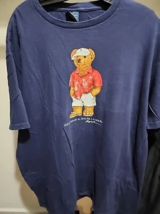 Vtg Polo Ralph Lauren Polo Bear Shirt Mens XL BT - Picture 1 of 4