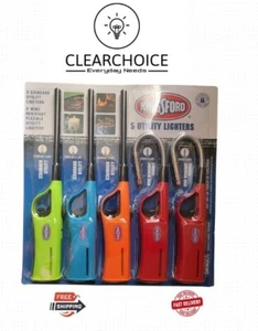 NEW Kingsford Utility Lighters 5 pc Value Pack Grill Charcoal BBQ Butane Limited - Picture 1 of 4