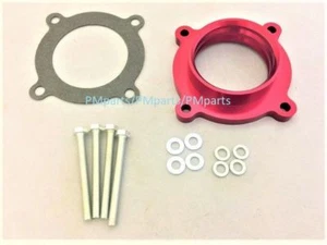 Espaciador de carrocería de acelerador rojo billete para Jeep Wrangler JK 2007-2011 3,8 L V6 - Imagen 1 de 2