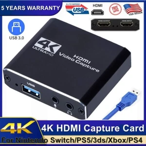 4K Audio Video Capture Card USB 3.0 HDMI Video Capture Device HD Recording 11 - Picture 1 of 10
