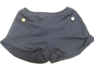 PANTALONES CORTOS DE VERANO TORY BURCH NIÑAS NIÑOS FELPA FRANCESA AZUL MARINO M 4/5 NUEVOS CON ETIQUETAS Foto 1 de 4