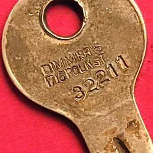 Vtg Graham MFG Key "Dimmer's" Hardware 1715 Polk Street SF CA 1920's -30's 32211 - Picture 1 of 8
