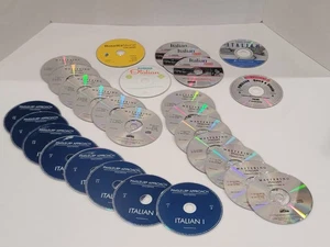 28 Italian Loose Language PC CD-ROM & Audio CDs - Pimsleur, Rosetta Stone - Picture 1 of 13