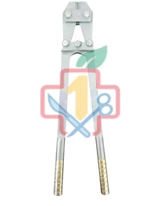 TC Heavy Duty Pin And Wire Cutter Double Action 18'' Orthopedic Instruments - Picture 1 of 5
