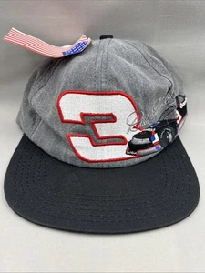 Neu Vintage Dale Earnhardt NASCAR Mütze Sport Bild Druckknopflasche Kappe Erwachsene hergestellt in den USA! - Bild 1 von 4