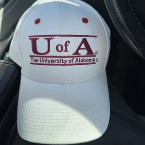 Vintage 90er University of Alabama purpurrote Gezeiten Druckknopflasche Mütze geteilte Bar das Spiel - Bild 1 von 5