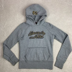 Abercrombie & Fitch Hoodie Medium Unisex Preppy Spellout Heavy Vintage Varsity Y2K - Bild 1 von 13